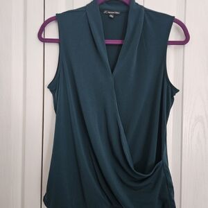 Adrianna Papell Faux Wrap Tank